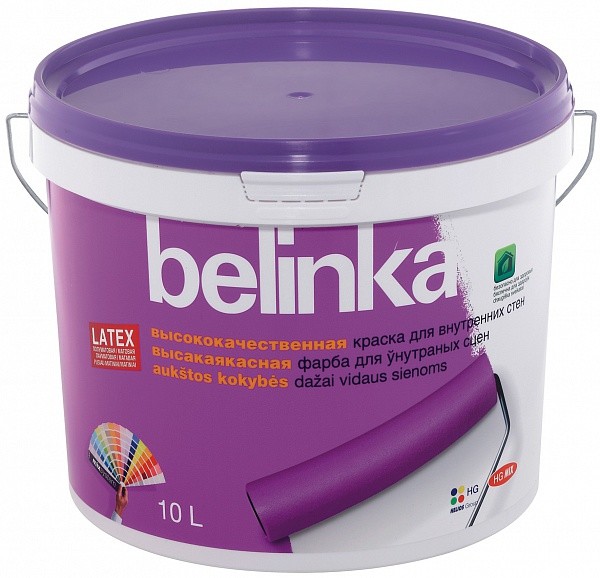 BELINKA LATEX B1 - акриловый состав с добавлением латекса