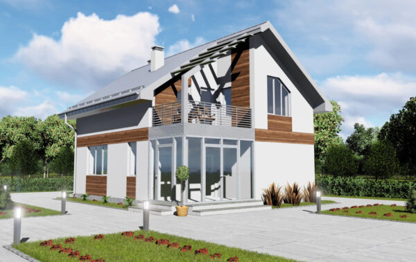 Проект дома из газобетона