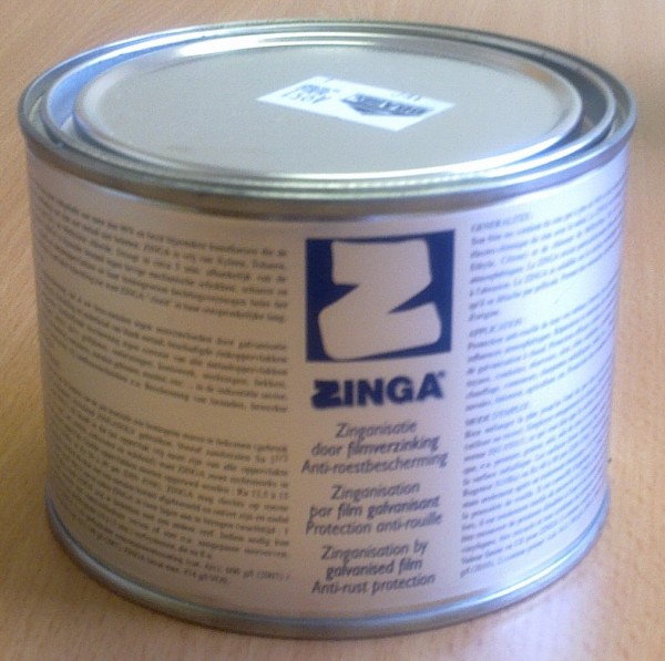  Электропроводная краска Zinga для холодного цинкования металла.