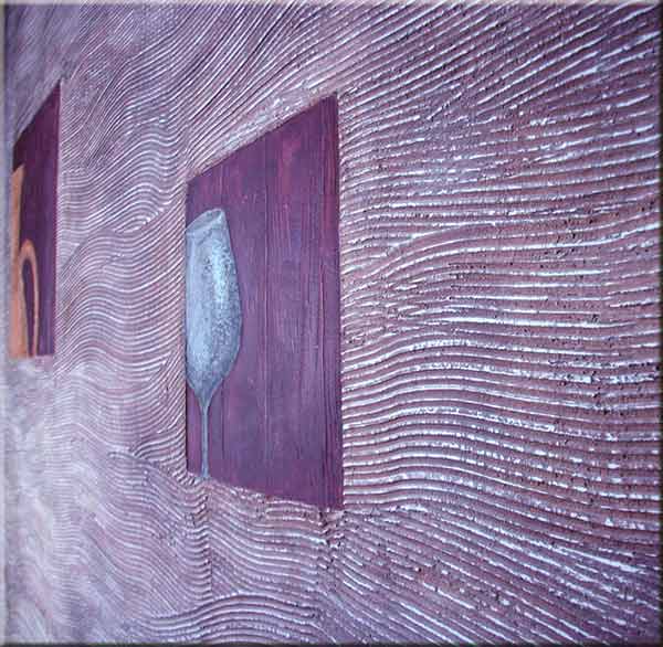 Фото готовой стены с акриловой отделкой