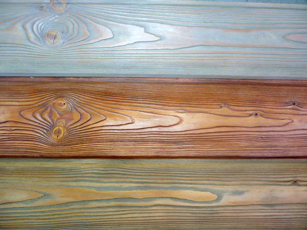 Одна и та же древесина с помощью морилки может приобрести разный вид