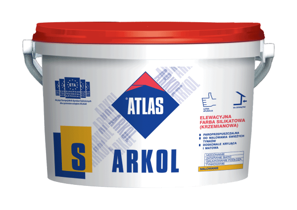 Силикатная кремниевая краска ATLAS ARKOLS