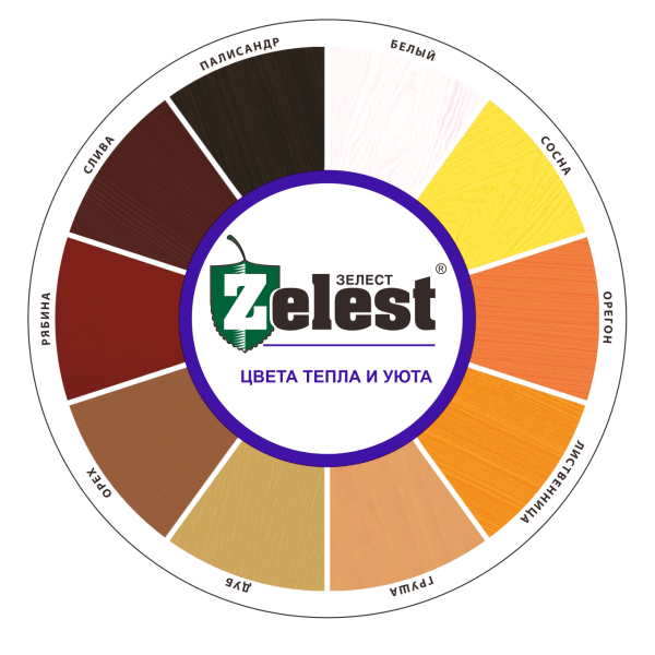 Спектр акриловых текстурных красок ZELEST