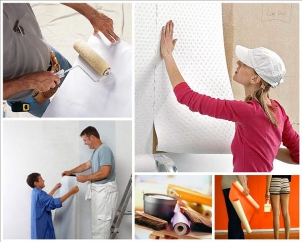 Стремление удалить краску с поверхности гарантирует качественное сцепление обоев со стеной.